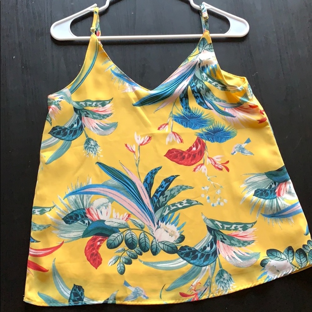 Hawaiian print blouse